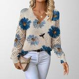 Olivia - Pullover Floral Elegante
