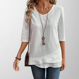 Olivia - Blusa Casual Lisa