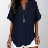 Olivia - Blusa Lisa Elegante