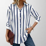 Olivia - Blusa Listrada Casual