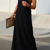 Clara - Vestido elegante com decote cruzado