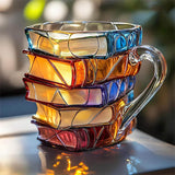 Caneca de Sorte 3D Artesanal Única para Amantes da Leitura