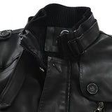 Adrien™ | Elegante Casaco de Couro Longo para Homens