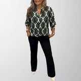 Olivia - Blusa com Estampa Gráfica