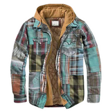 Alain™ | Blazer em patchwork com quadrados