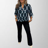Olivia - Blusa com Estampa Gráfica