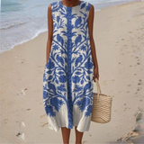 Matilda™ | Vestido de Verão Sem Mangas Costeiro