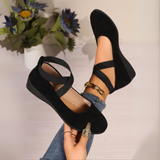Calerinne | Sapatos Ballerina de Salto Fechado