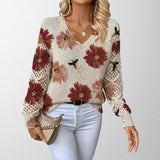 Olivia - Pullover Floral Elegante