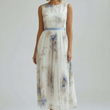Zuzanna - Elegante Vestido Maxi com Pregas