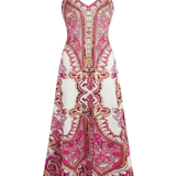 Madalena – Vestido Sem Mangas com Estampado Floral