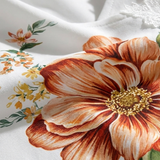 Camila | Vestido Midi A-Linha Floral com Ombros Descidos
