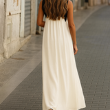 Clara - Vestido elegante com decote cruzado