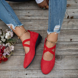 Calerinne | Sapatos Ballerina de Salto Fechado