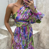 Lila - Vestido de Um Ombro