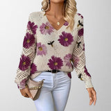 Olivia - Pullover Floral Elegante