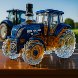 Garrafão de whisky clássico em forma de trator New Holland T7