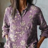 Irise | Camisa de Linho Bordada Floral
