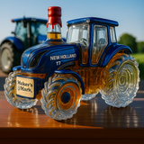 Garrafão de whisky clássico em forma de trator New Holland T7