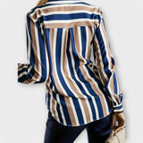 Emily – Blusa Listrada Casual e Relaxada