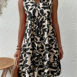 Sofia – Vestido de Verão Floral em Linha-A