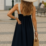 Clara - Vestido elegante com decote cruzado