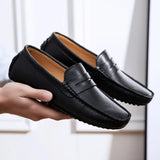 Mocassins de Verão em Couro Relaxados