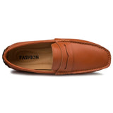 Mocassins de Verão em Couro Relaxados