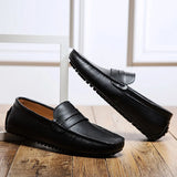 Mocassins de Verão em Couro Relaxados