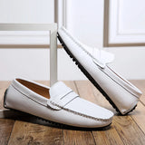 Mocassins de Verão em Couro Relaxados