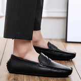 Mocassins de Verão em Couro Relaxados