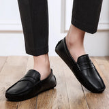 Mocassins de Verão em Couro Relaxados