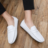 Mocassins de Verão em Couro Relaxados