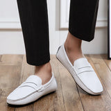 Mocassins de Verão em Couro Relaxados