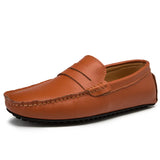 Mocassins de Verão em Couro Relaxados