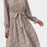 Agnes | Leopardo plissado