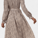 Agnes | Leopardo plissado