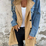 Alberte | Casaco de denim bicolor