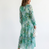 Althea | Vestido Maxi Floral de Manga Longa
