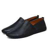 Mocassins de Couro Respirável