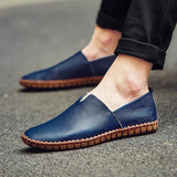 Mocassins de Couro Respirável