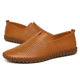 Mocassins de Couro Respirável