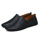 Mocassins de Couro Respirável