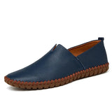 Mocassins de Couro Respirável