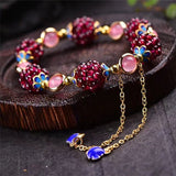 Pulseira Berries em Pedra Natural