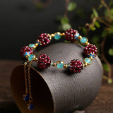 Pulseira Berries em Pedra Natural