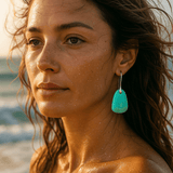 Augusta | Brincos de Amazonite
