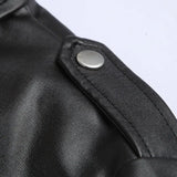 Austin™ | Jaqueta de Couro Clássica para Motard