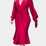 Bodil | Vestido V com Decote em V Atemporal