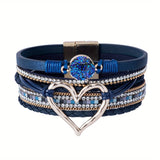 Pulseira de Couro Boho Multilags